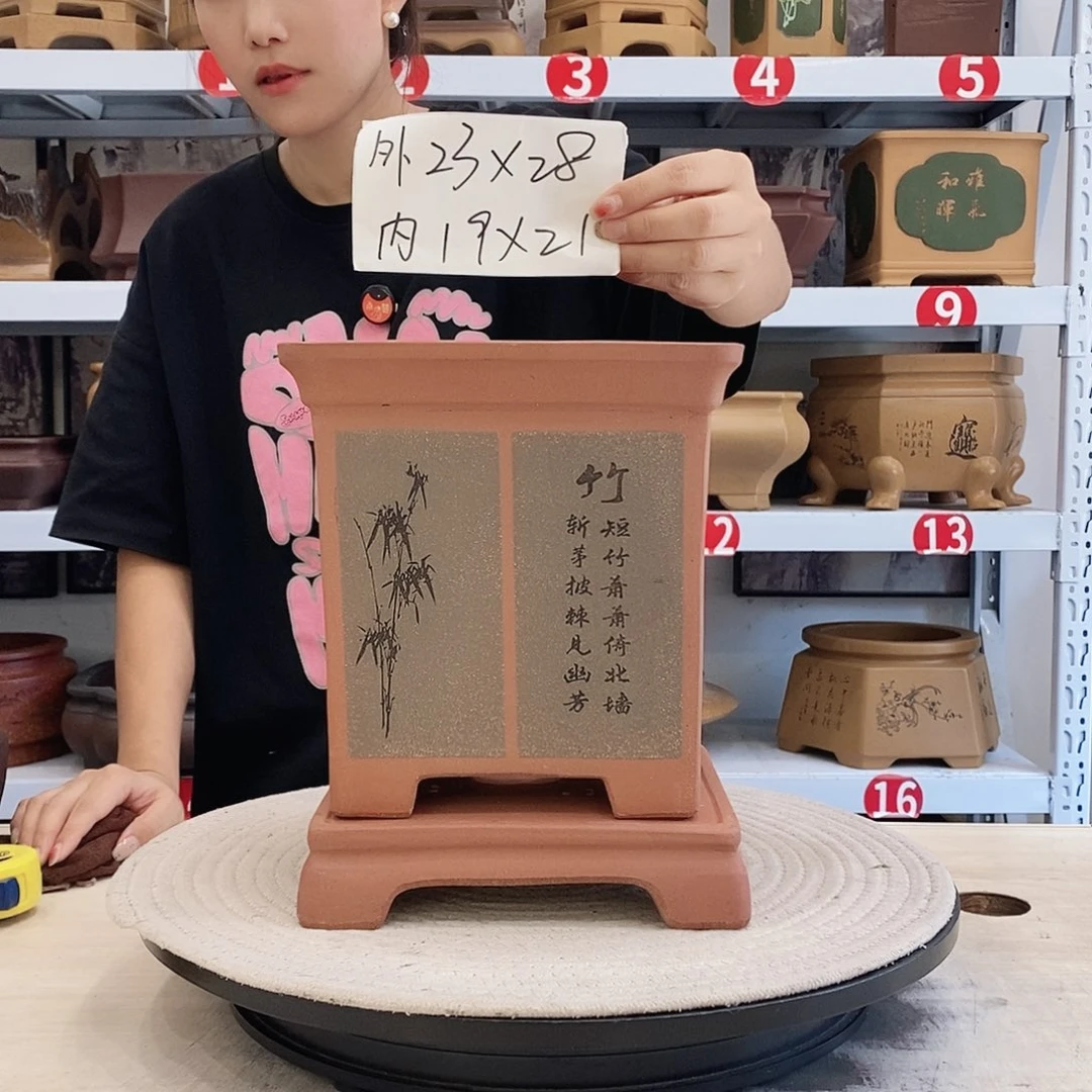 紫砂花盆紫砂花盆