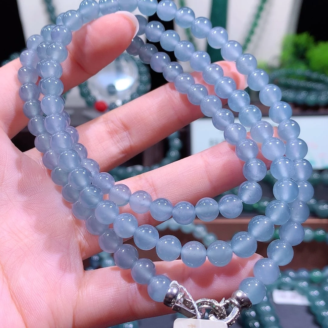 翡翠未镶嵌手链天然a货翡翠手串7