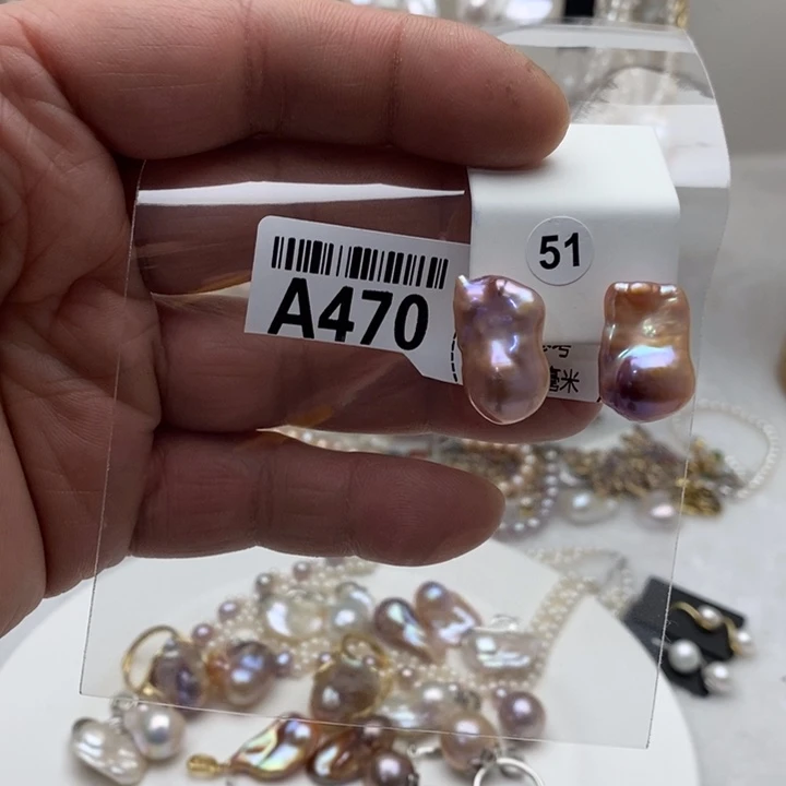 合金淡水珍珠颈饰470