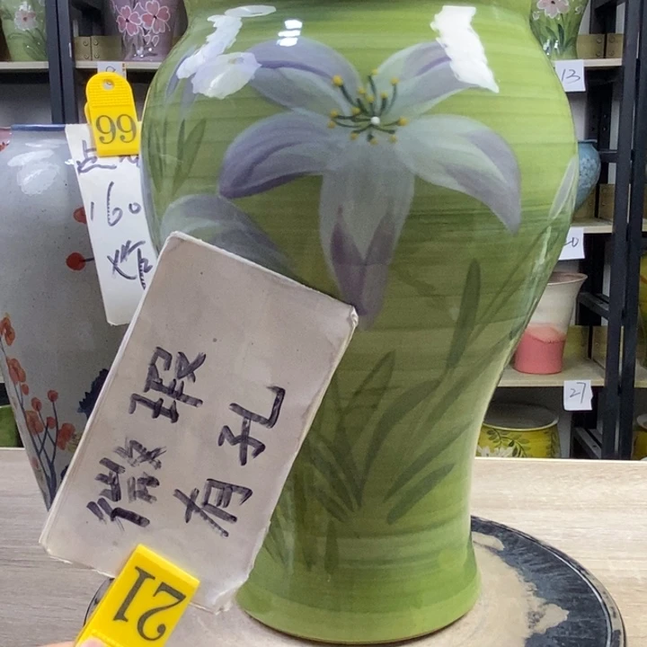 景德镇高温陶瓷花盆