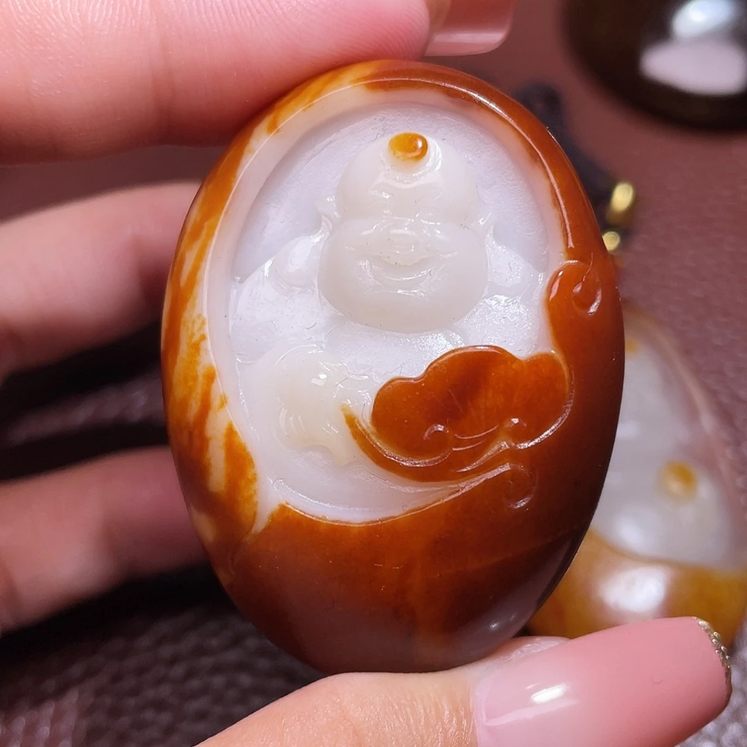 风***亮和田玉未镶嵌颈饰