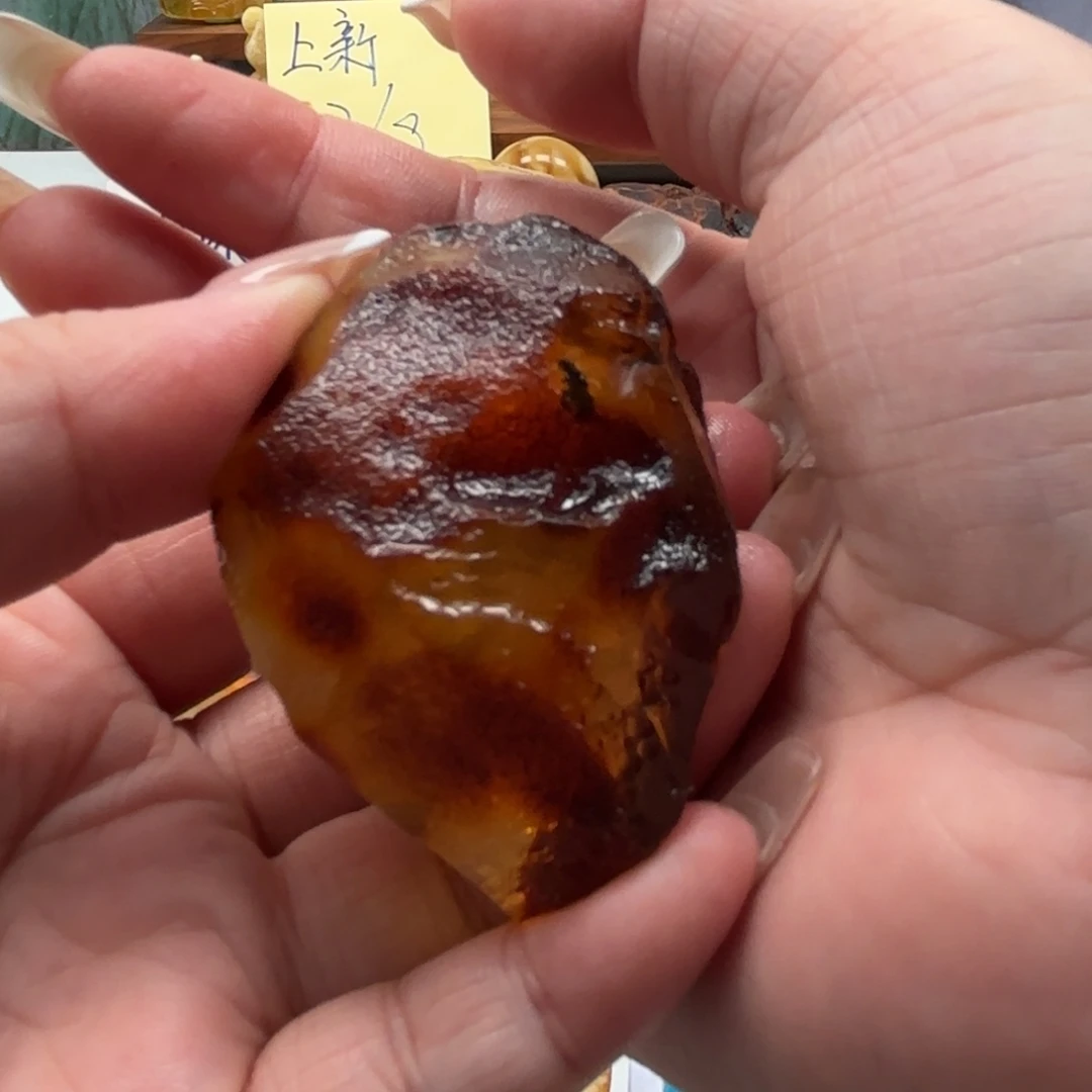 甜***辣定制琥珀未镶嵌蜜蜡