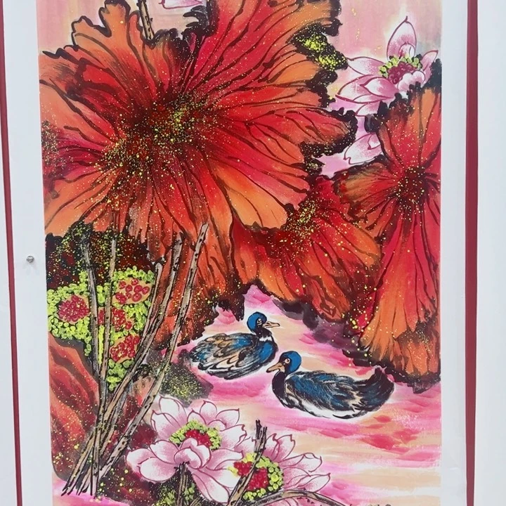 手绘作品全场放露