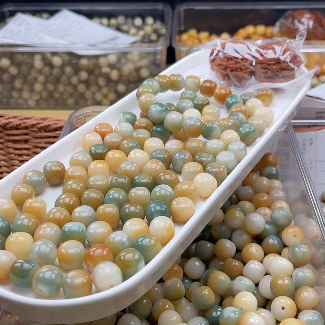 白玉菩提吊坠q13mm/55颗月牙湾