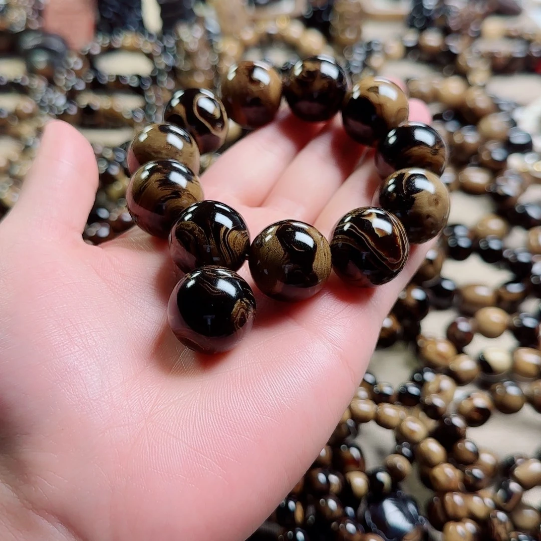 泥塑血柳2.2尺寸圆珠单颗