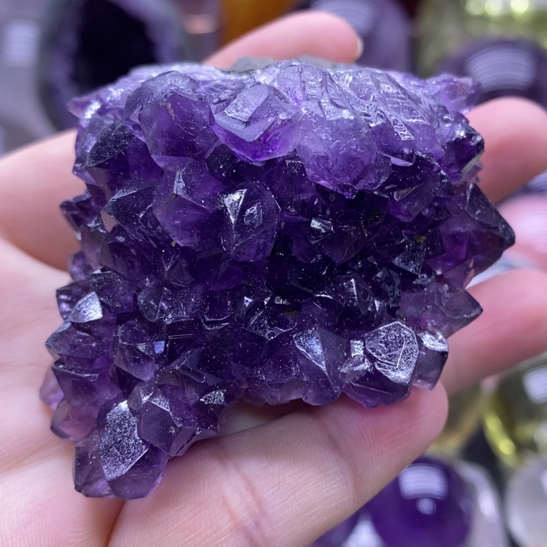 未镶嵌珠宝半成品水晶6154紫水晶
