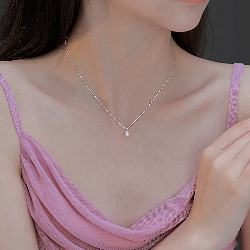 CUOOYINO/初影 坠链均925银 【小米粒】精致百搭项链女设计感锁骨链