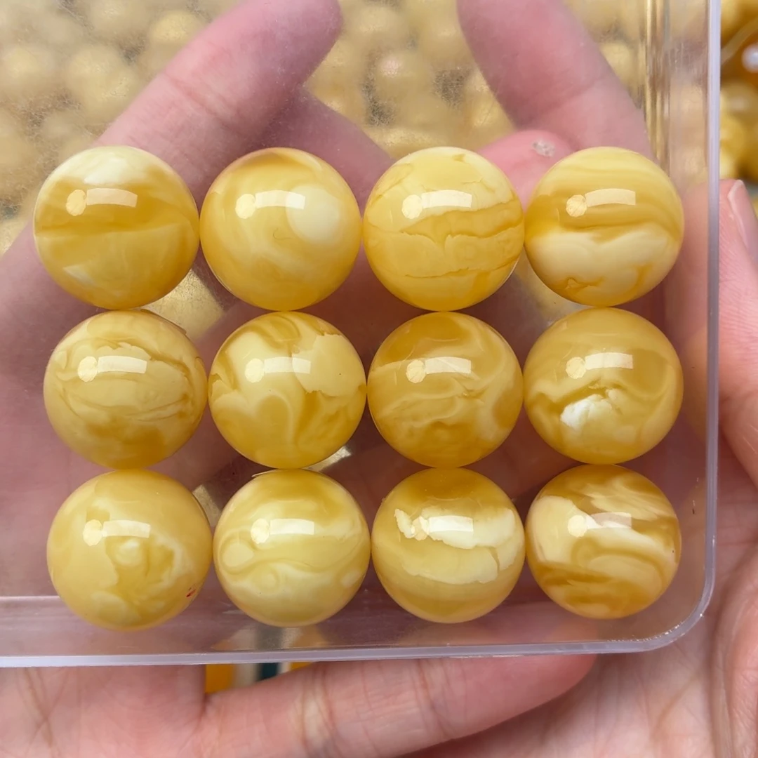 蜜蜡未镶嵌裸石19+蜜蜡手串