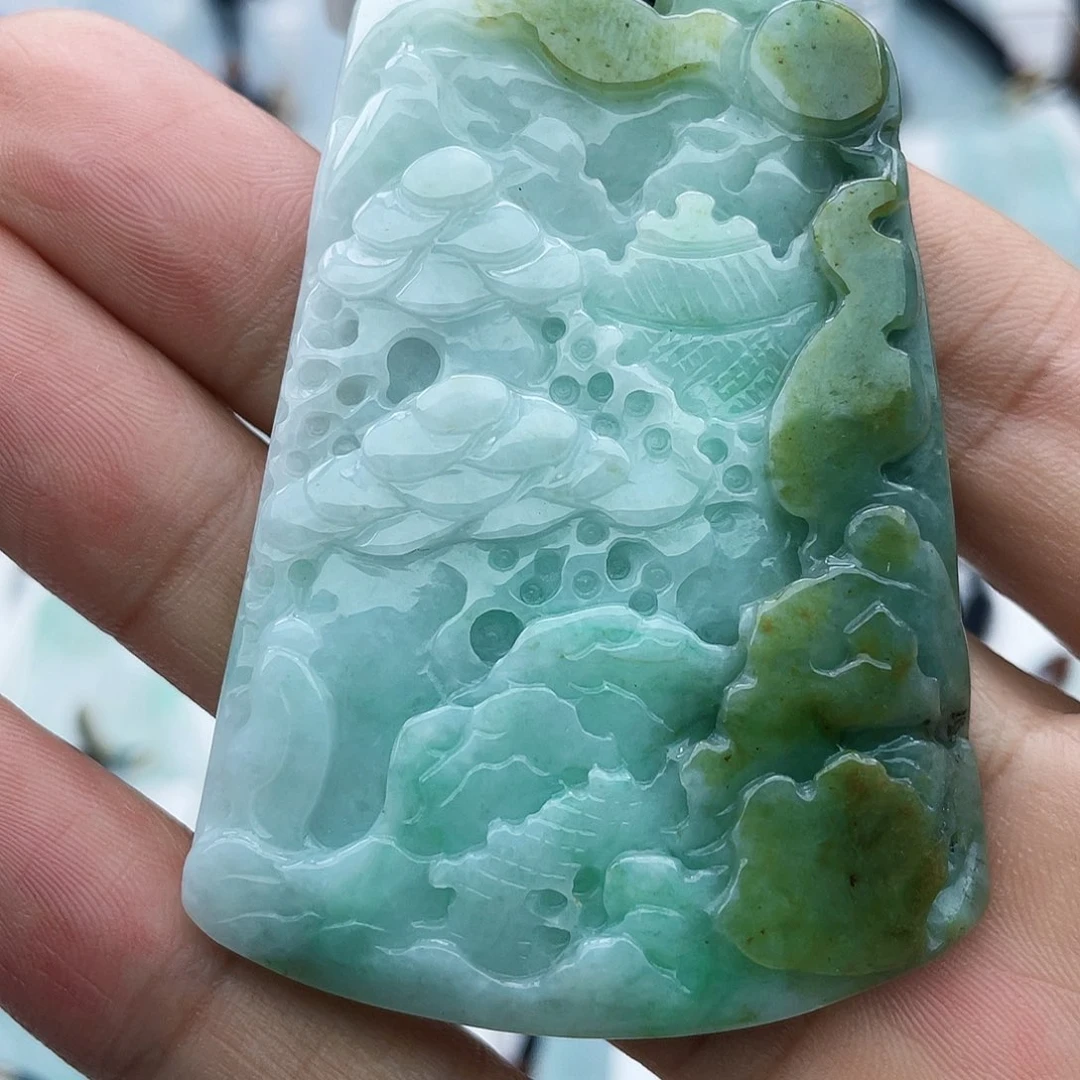 颈饰未镶嵌翡翠翡翠