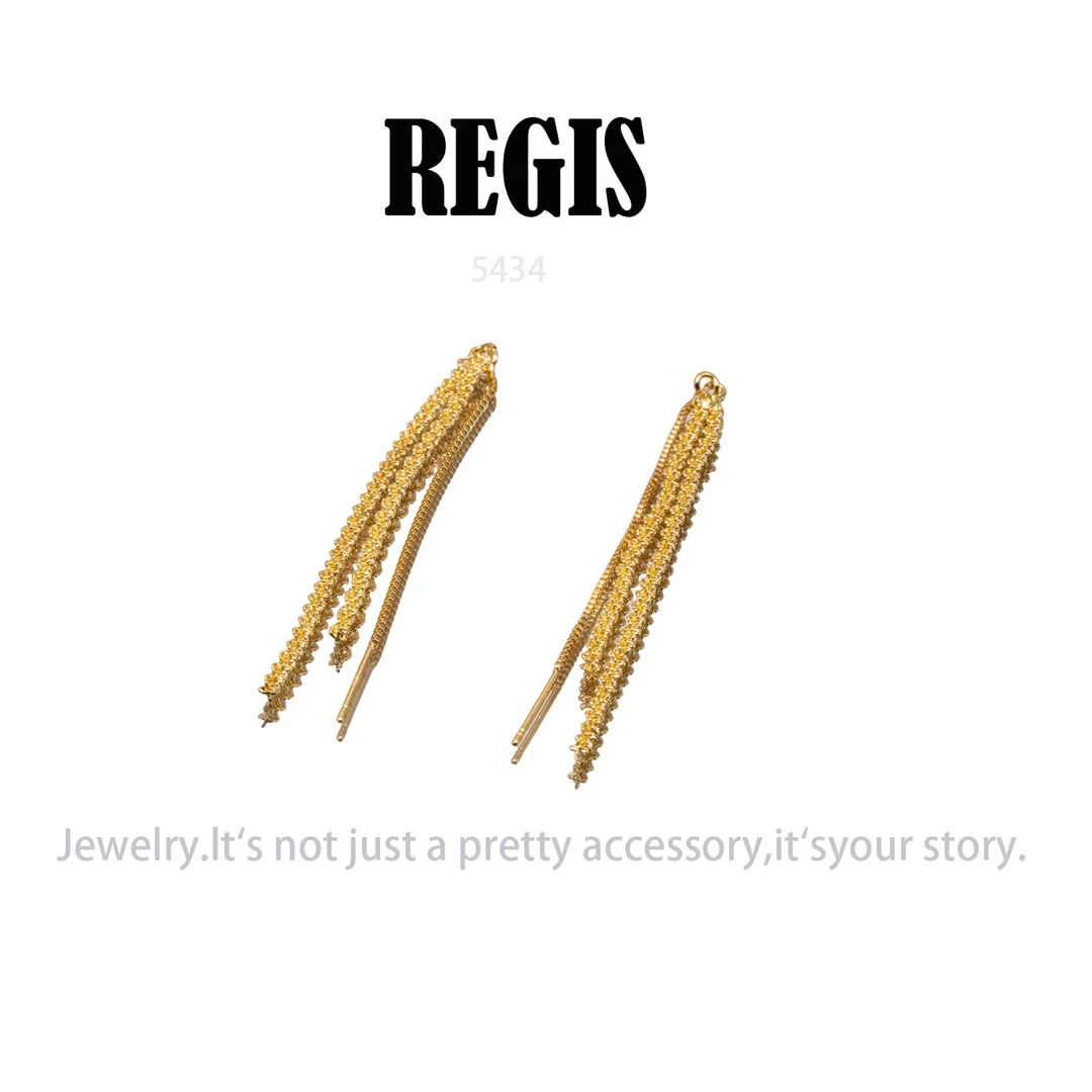 铜合金耳饰 气质耳线小众设计高级感耳钉耳饰~5434