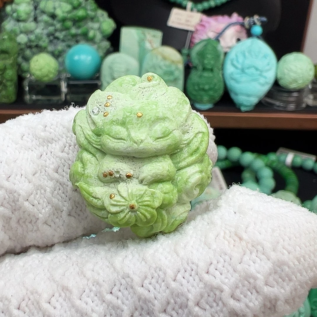 绿松石未镶嵌绿松石主播璐璐