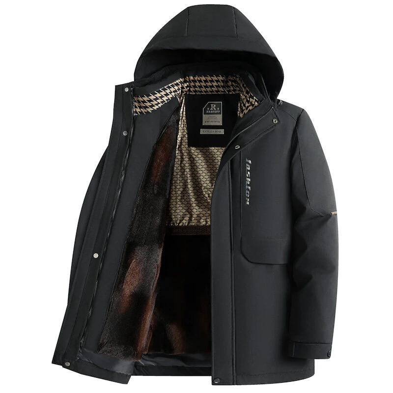 2024爆款一衣三穿可脱卸内胆加绒加厚防风棉衣服爸爸装石墨烯外套