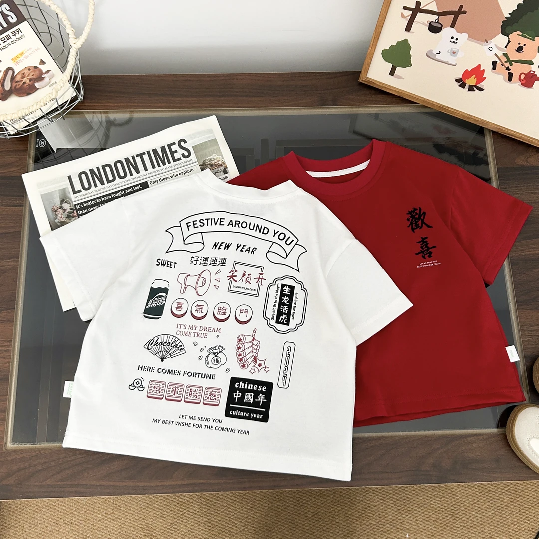 亲子款短袖帅气短袖潮牌穿搭洋气上衣BMD5056