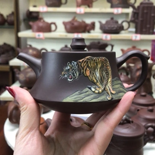 紫砂茶壶柱础紫砂壶