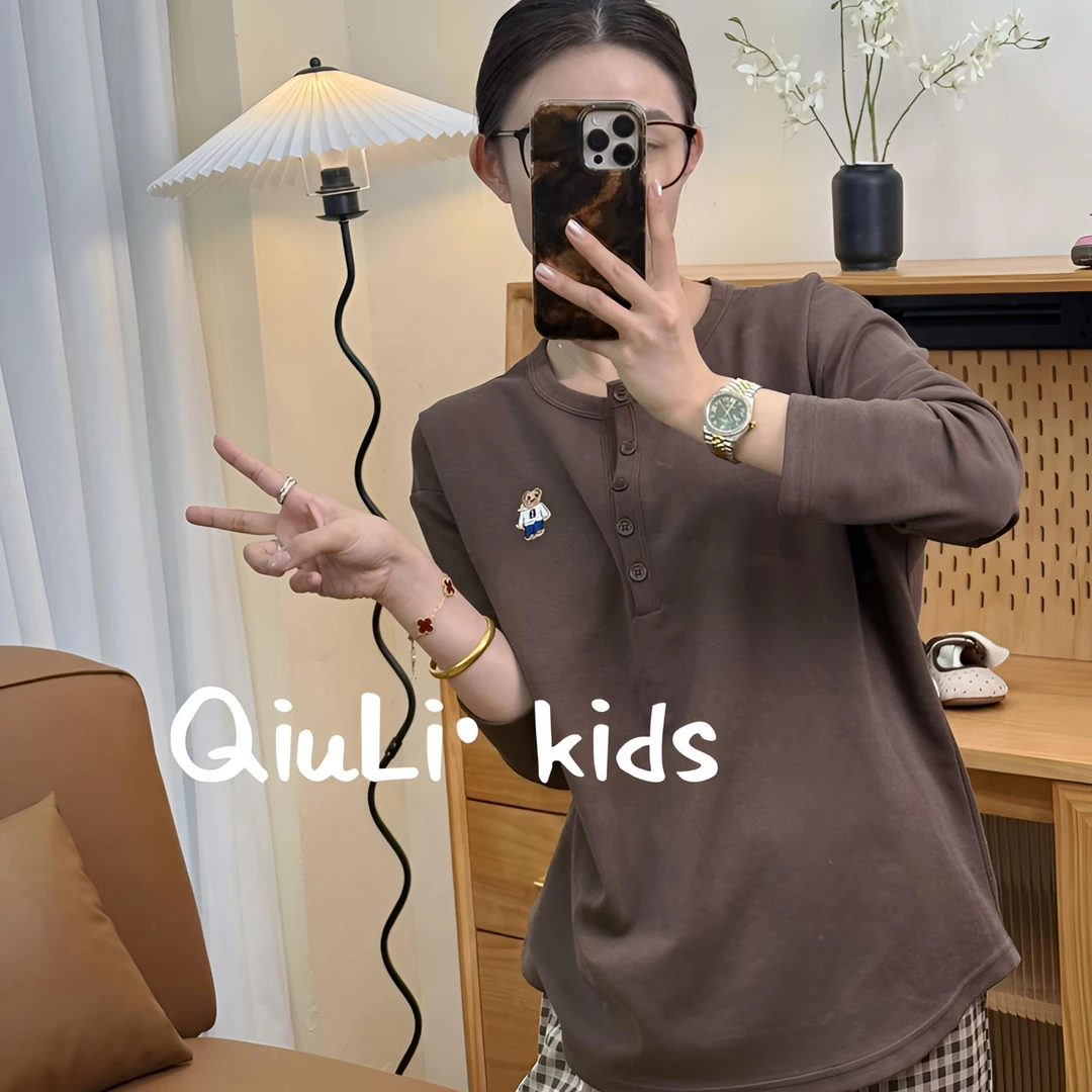 【QIULI】时尚卡通系列亲子家居服套装<1>