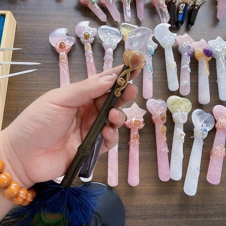 土***泥未镶嵌珠宝半成品水晶水晶