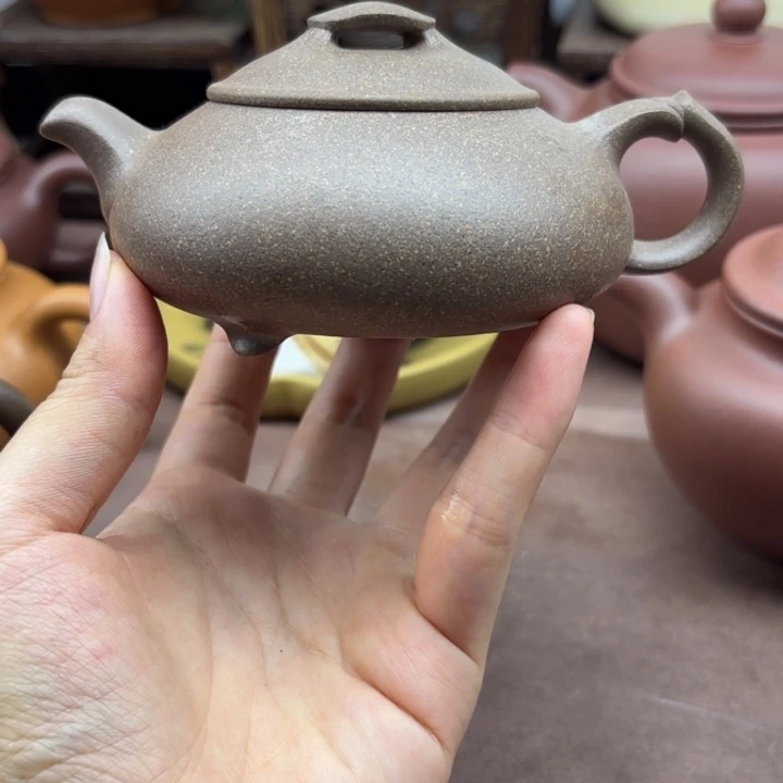 茶壶紫砂青段   简瓢  150微瑕