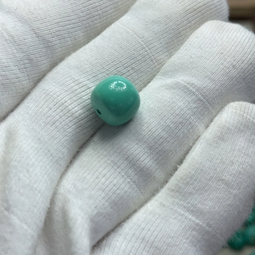 卡10mm老型珠绿色一颗