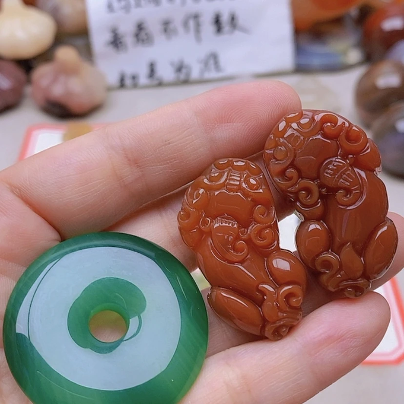 【闪购商品】未镶嵌玛瑙/玉髓珠宝半成品于*