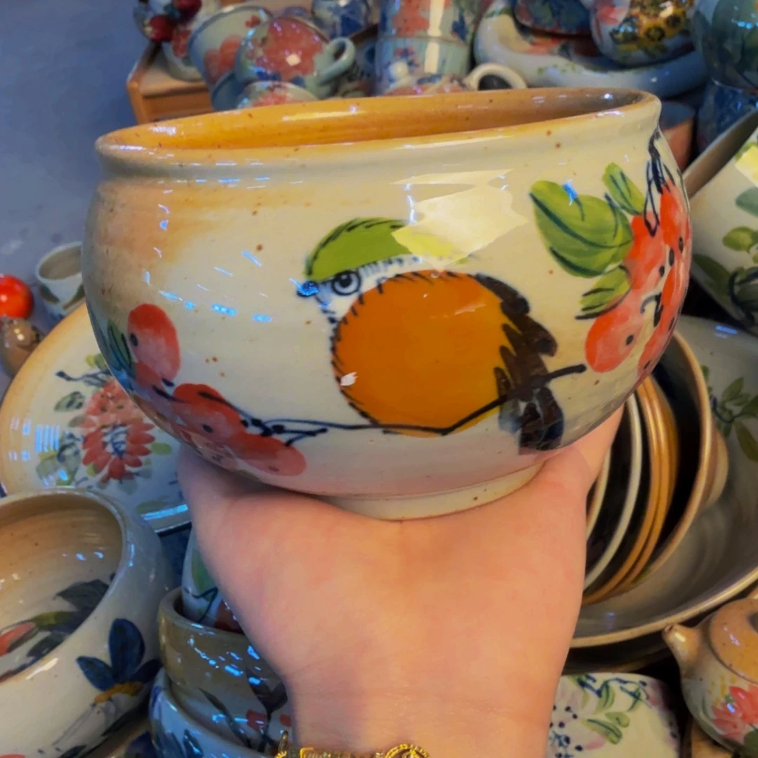 瓷片景德镇陶瓷手工手绘