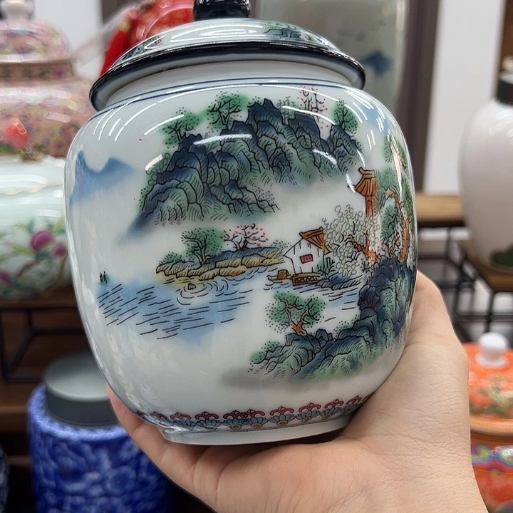 瓷片茶叶罐茶叶罐