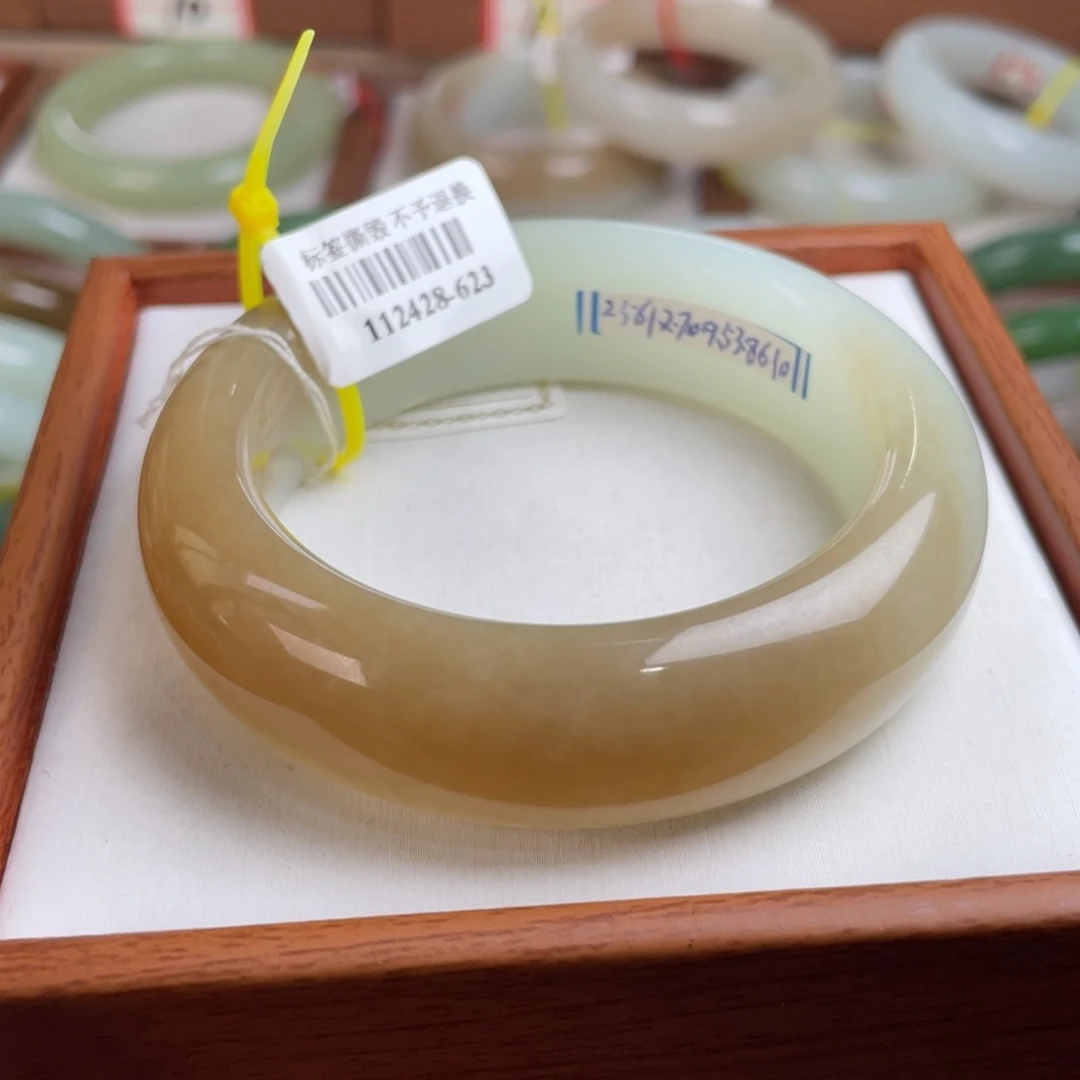 【闪购商品】和田玉手镯未镶嵌13 52/53