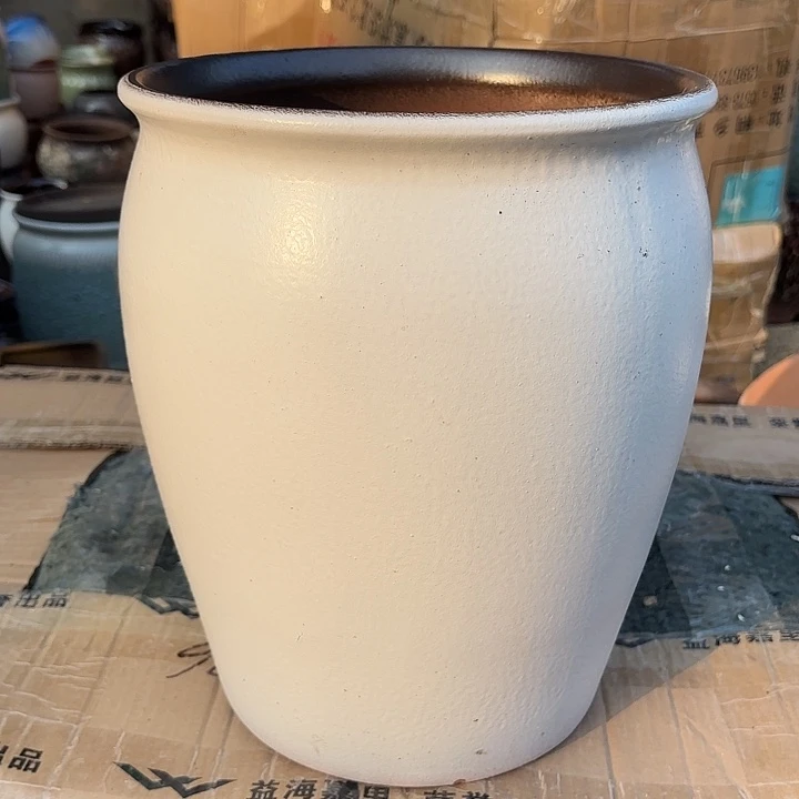 紫砂茶碗大白盆口径25高度30