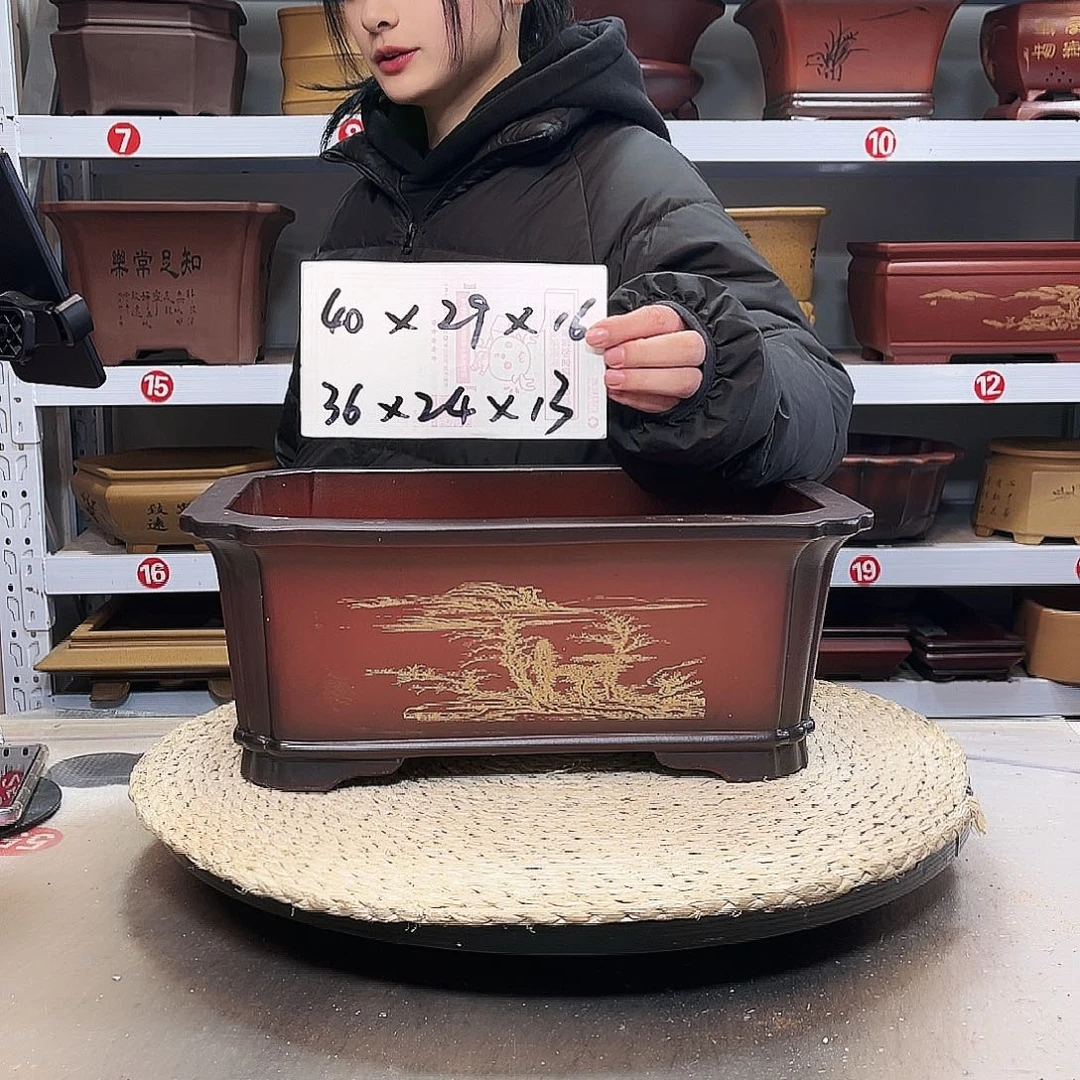 紫砂花盆紫砂花盆