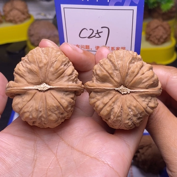 桃核把件46全品南瓜墩c257