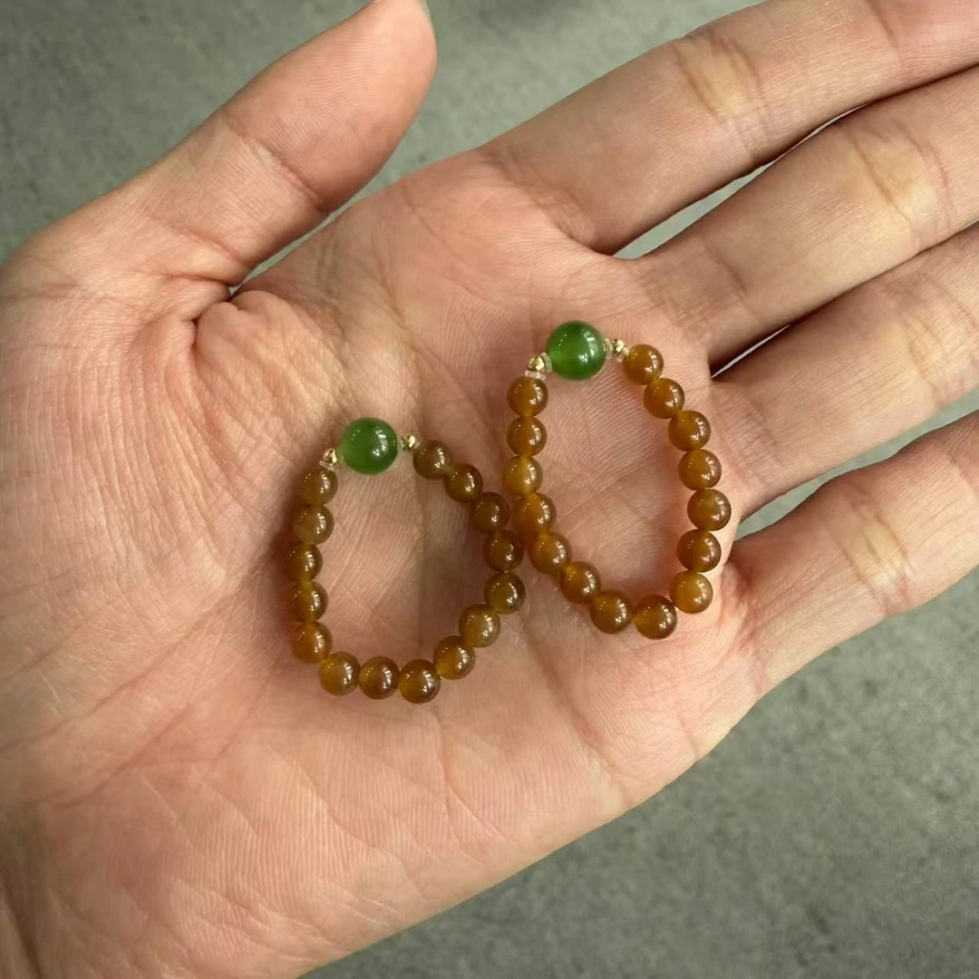 【举石优选】H0605-S564-01和田玉戒指18k（一件/多样性）Z