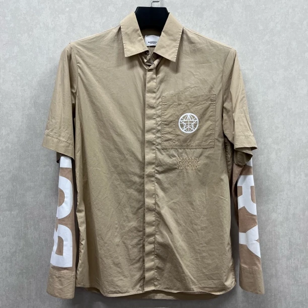 95新 BURBERRY/博柏利 时尚二件套衬衫 xxs码 全新全套