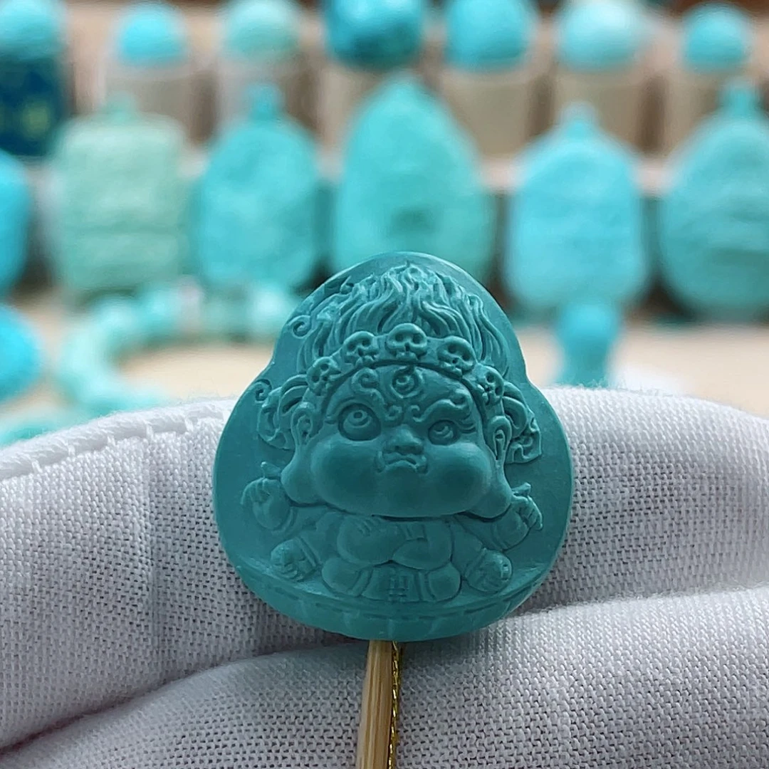 未镶嵌绿松石珠宝奇石