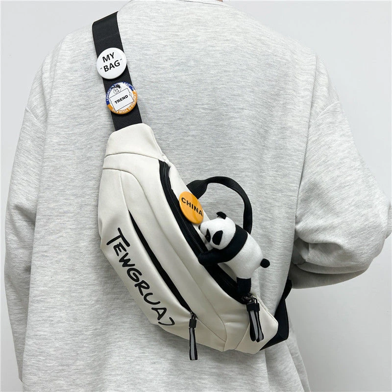 斜挎包挎包男款潮牌休闲男士胸包背包腰包运动单肩包女手机男生