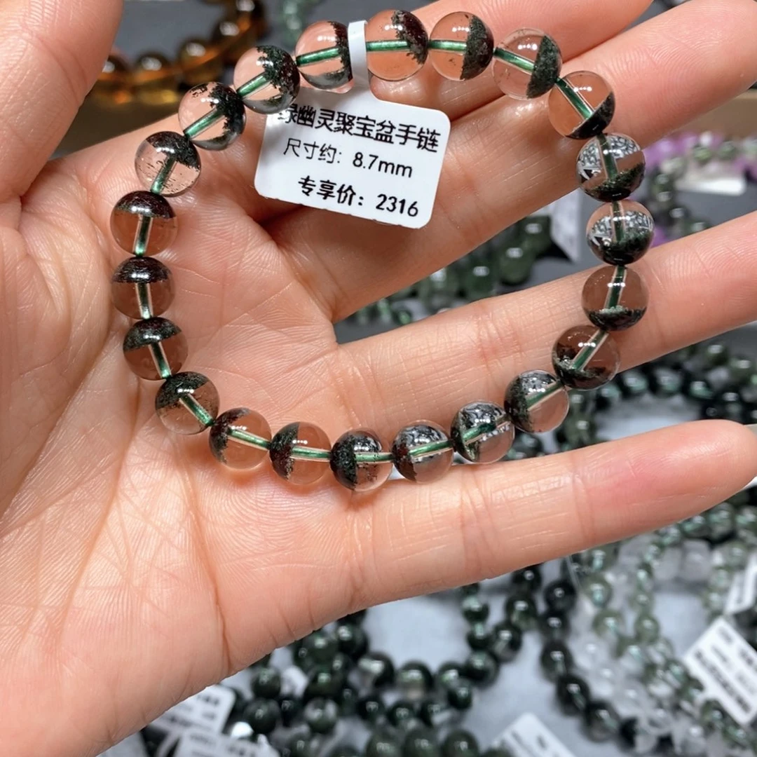 水晶手链未镶嵌绿幽灵