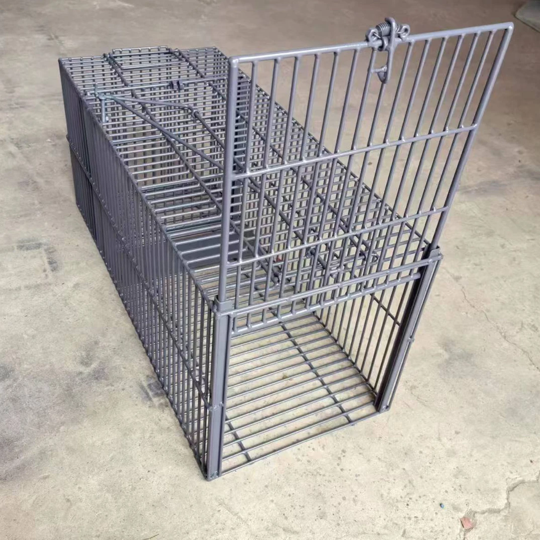 狗笼尺寸85x40x45高钢筋粗5.5毫米缝隙都是3厘米适合30多斤无隔间