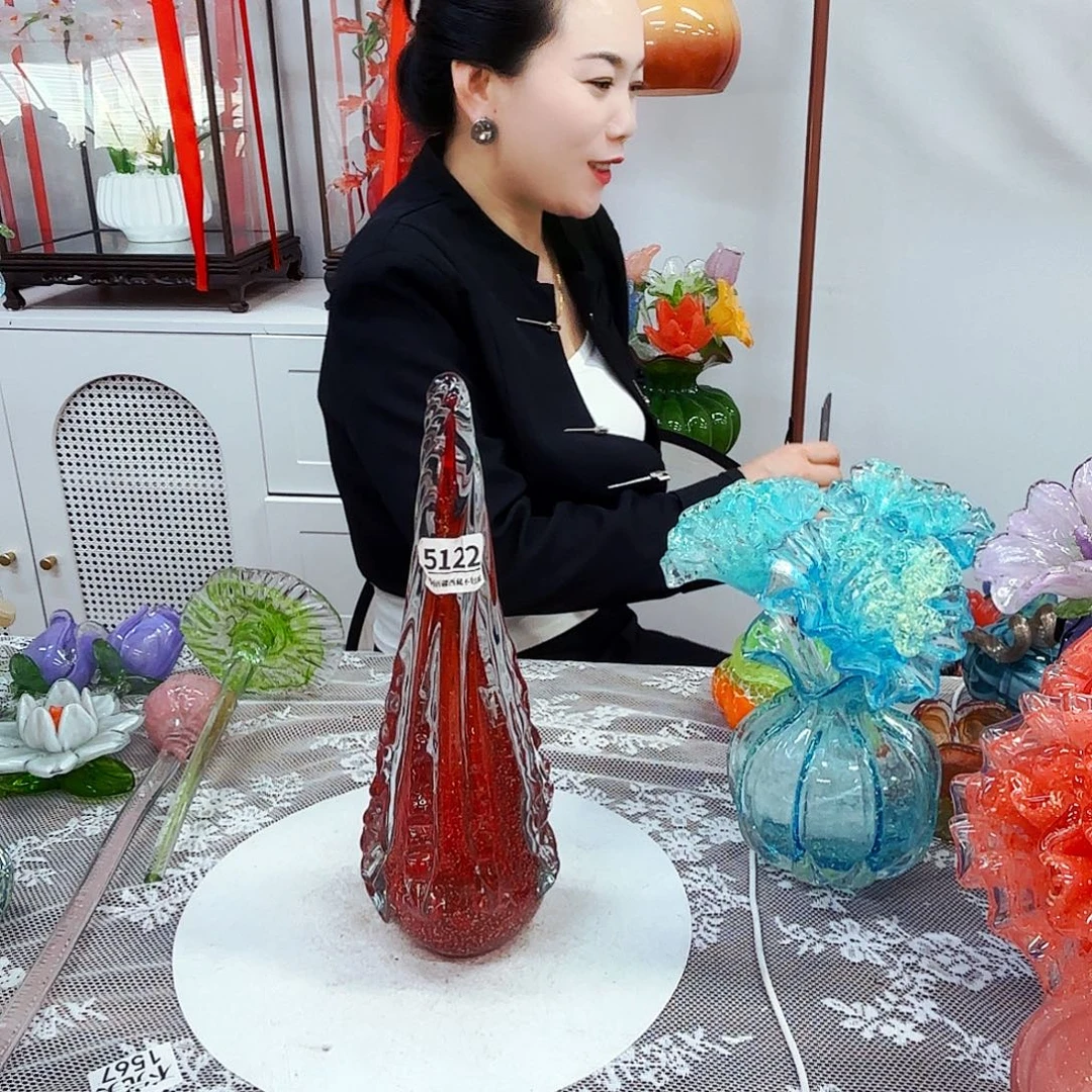 琉璃花瓶花器艺术品