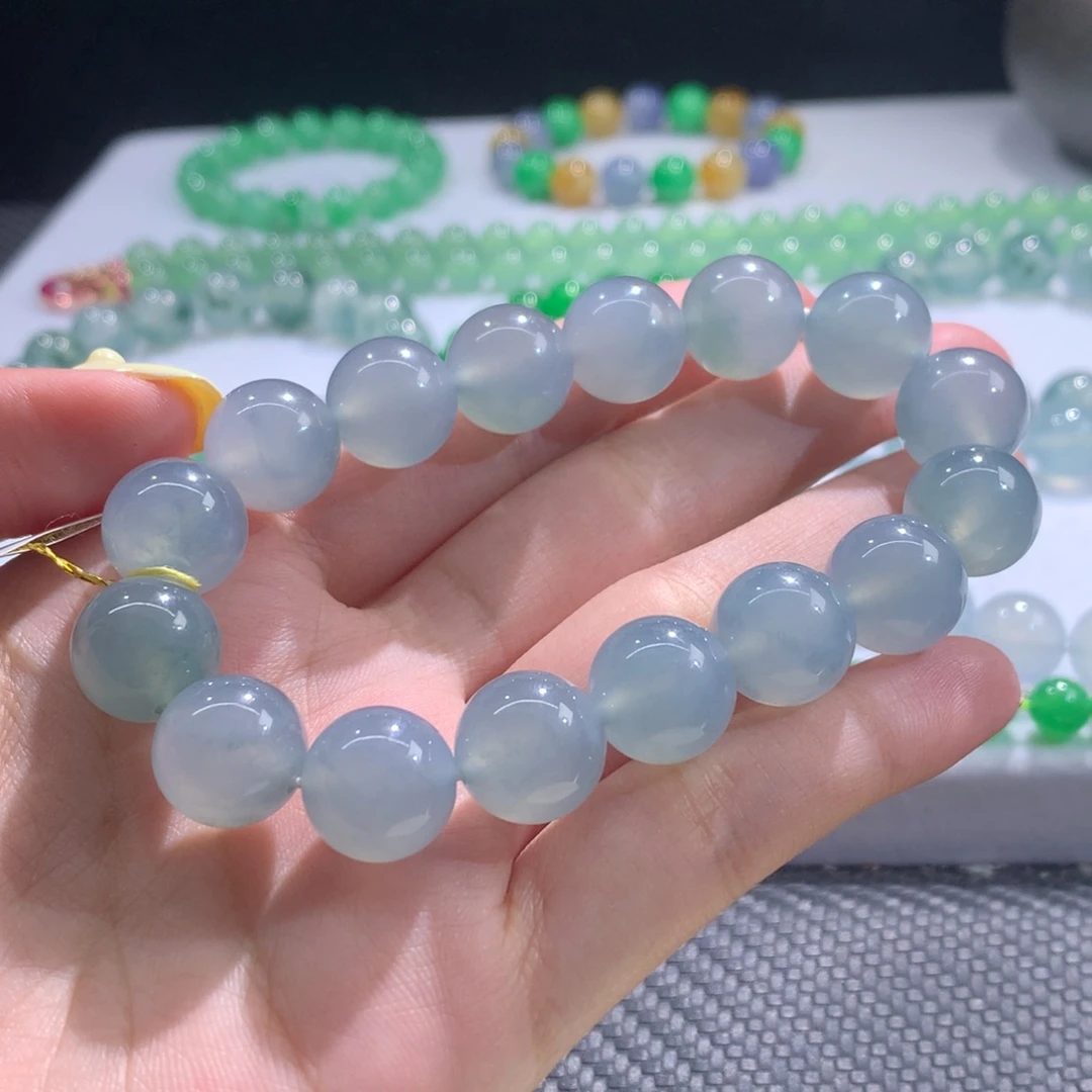 翡翠未镶嵌手串天然翡翠