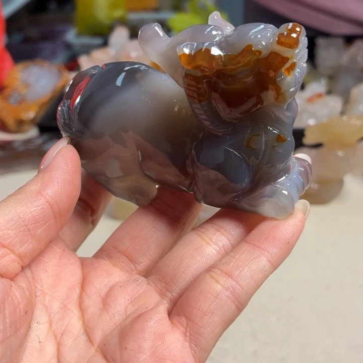 玛瑙/玉髓未镶嵌吊坠(不含链)