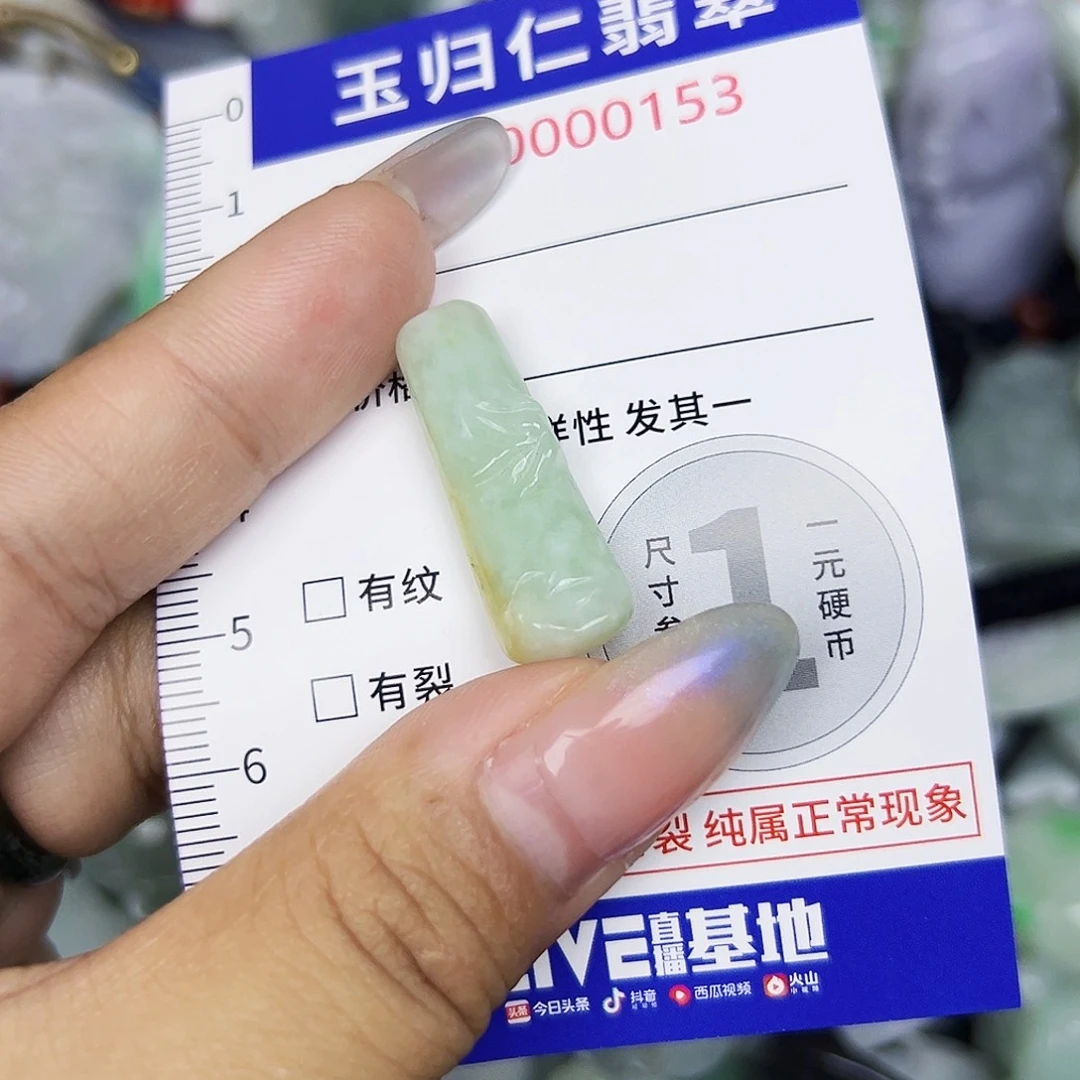 翡翠未镶嵌颈饰111