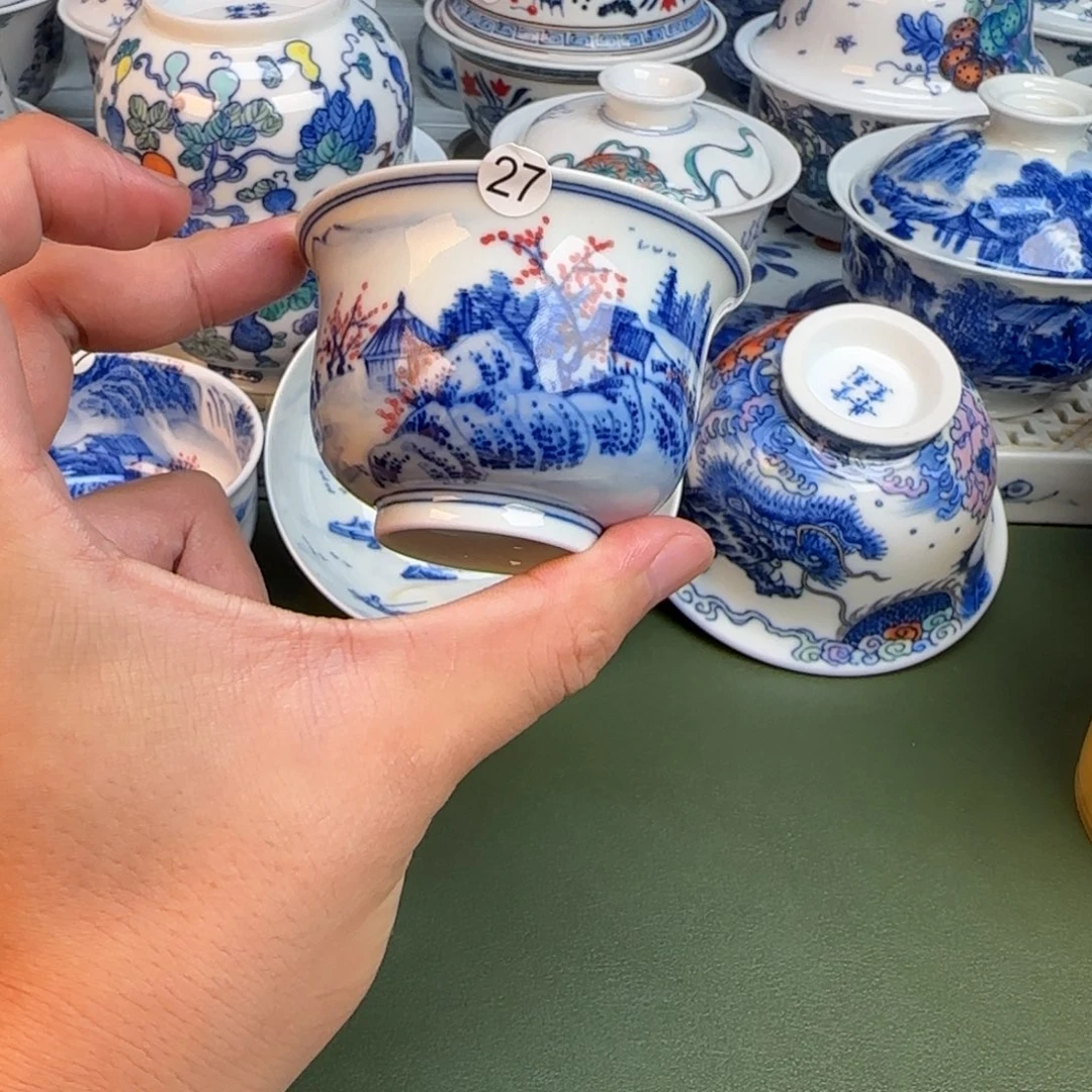 彦祖纯手工手绘茶具27