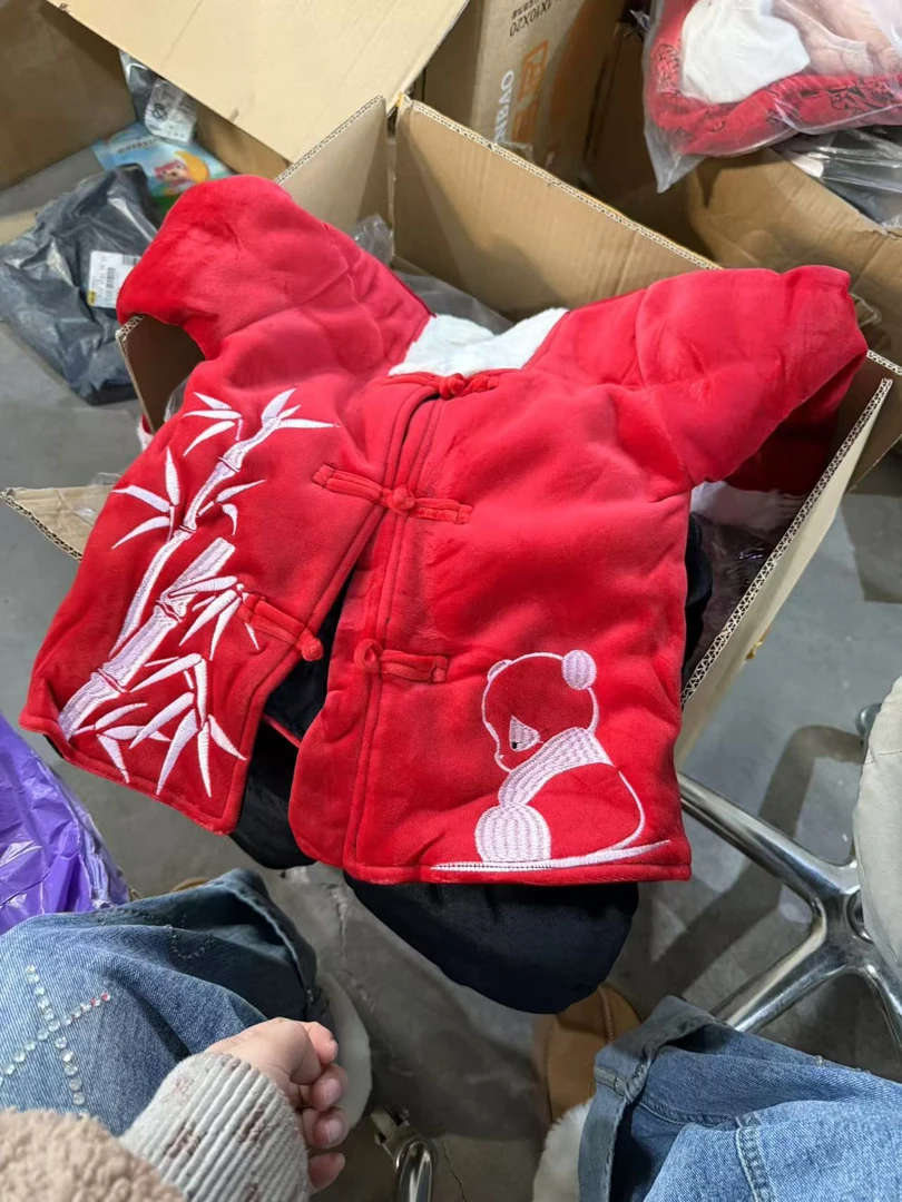 蛋小蛋宝宝好看的棉袄套装