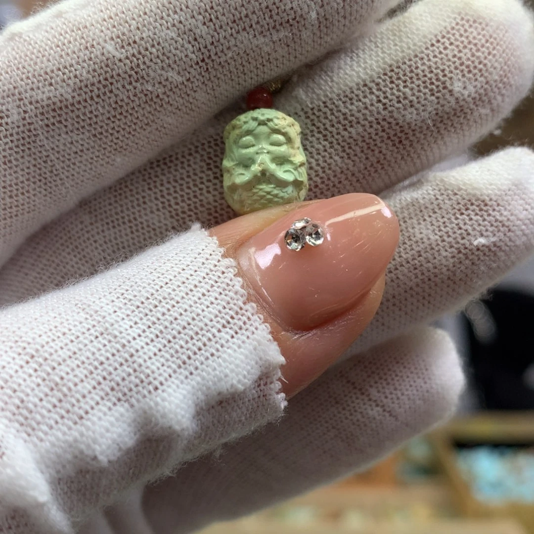 绿松石未镶嵌挂件