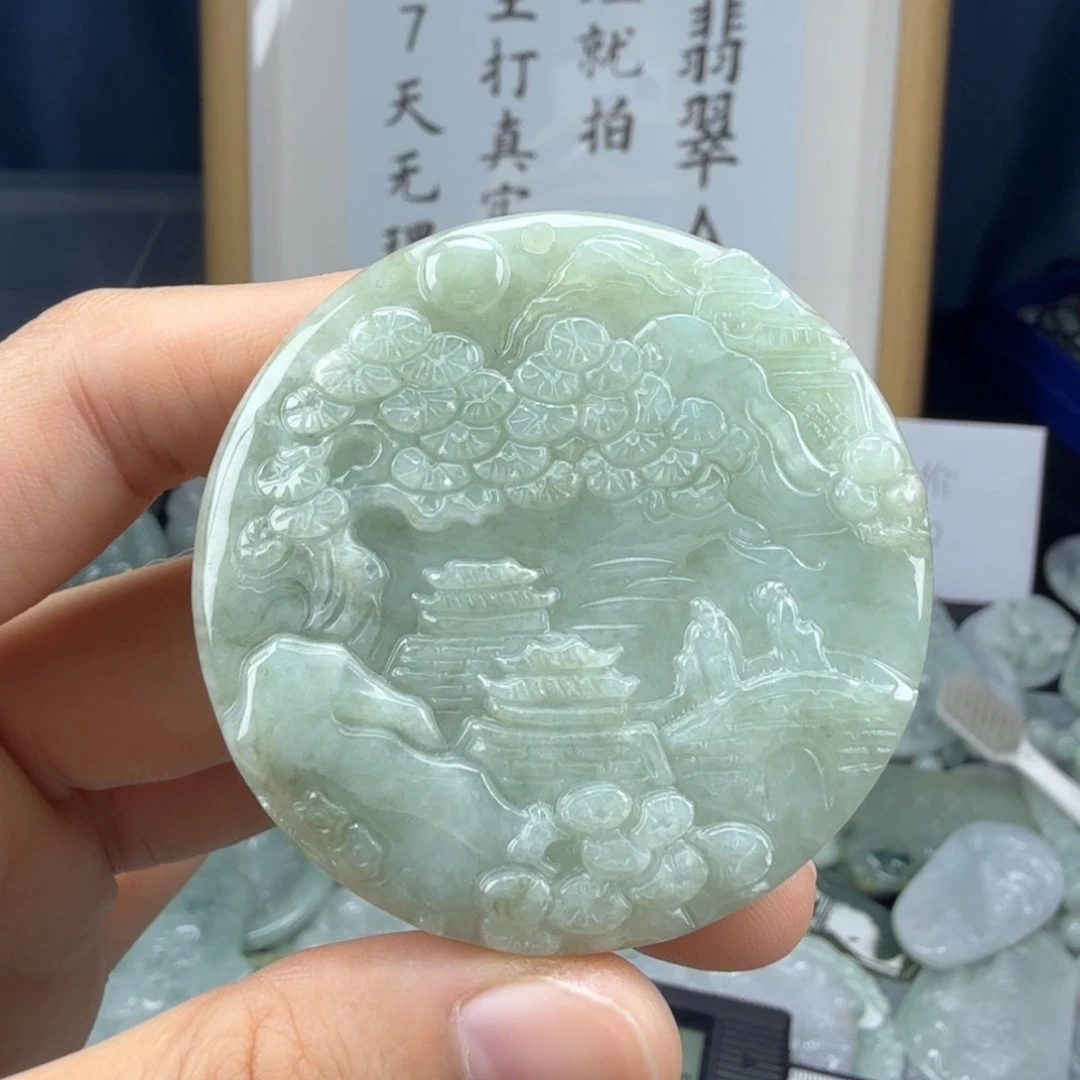 颈饰未镶嵌翡翠翡翠