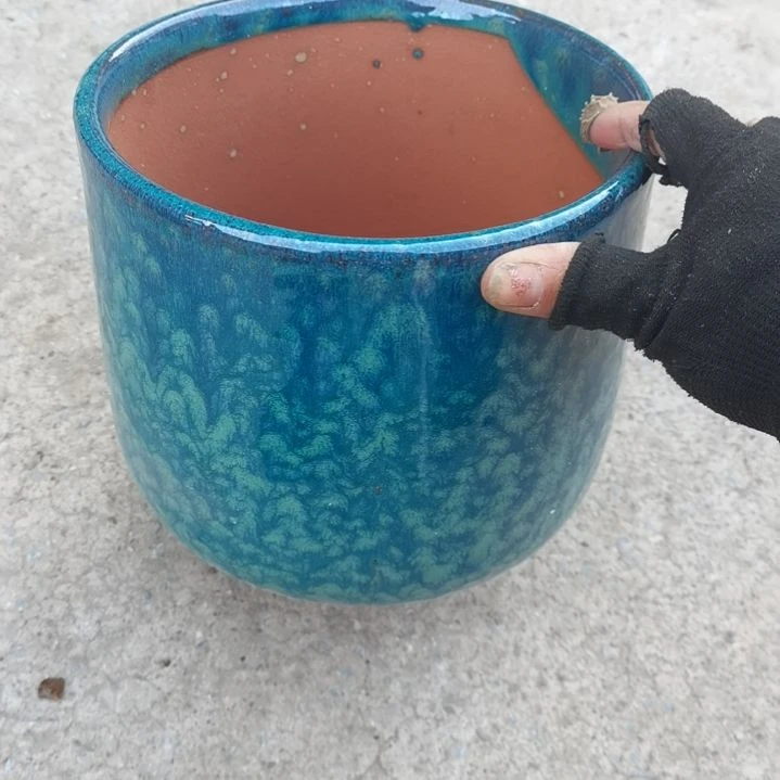 红陶20/19瑕疵一个盆