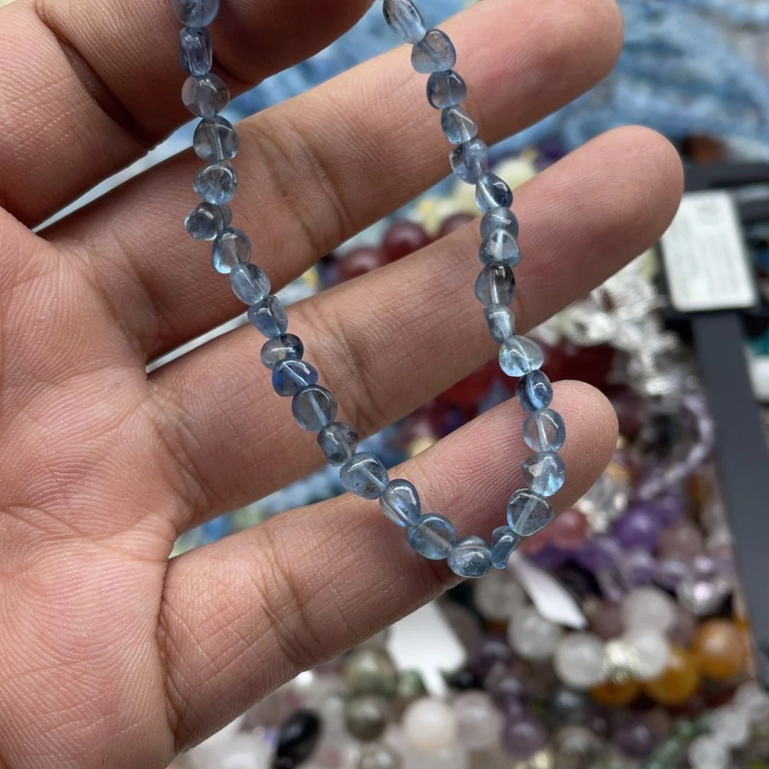 银S925镶嵌手链烟晶