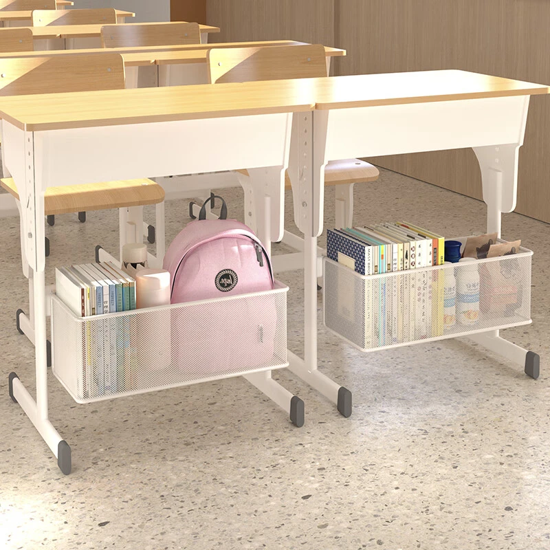 学生课桌桌下挂篮收纳置物架学校书桌收纳神器教室书架放书包神器