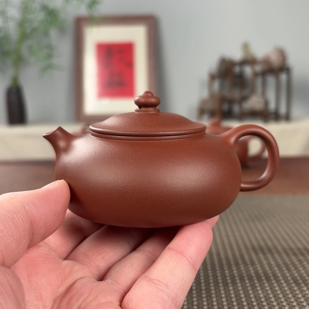 紫砂茶壶黄龙山原矿紫砂壶150