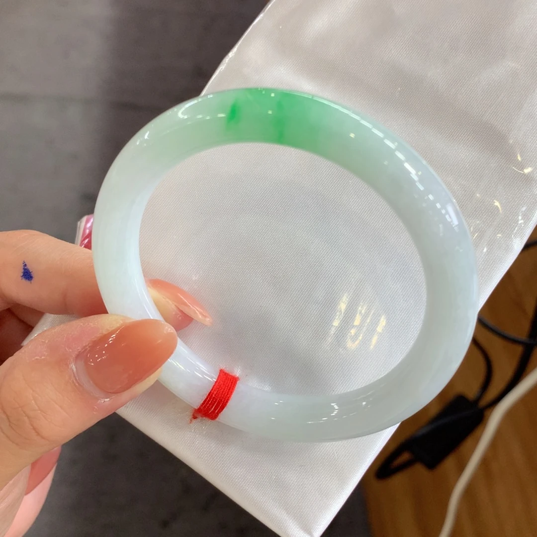 翡翠未镶嵌手镯天然Ａ货翡翠55
