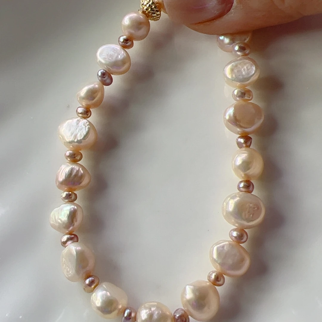 手链淡水珍珠合金612