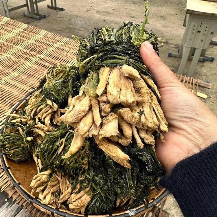 湖南手工干盐菜 白菜苔 梅干菜  大头菜500克/包散装